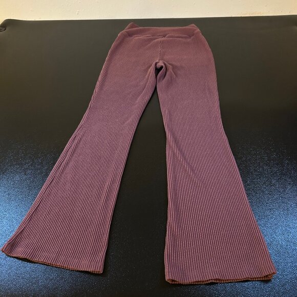 Wild Fable Ribbed Flare Leggings High Waist Lounge Pants Comfy Womens Small - Picture 3 of 9